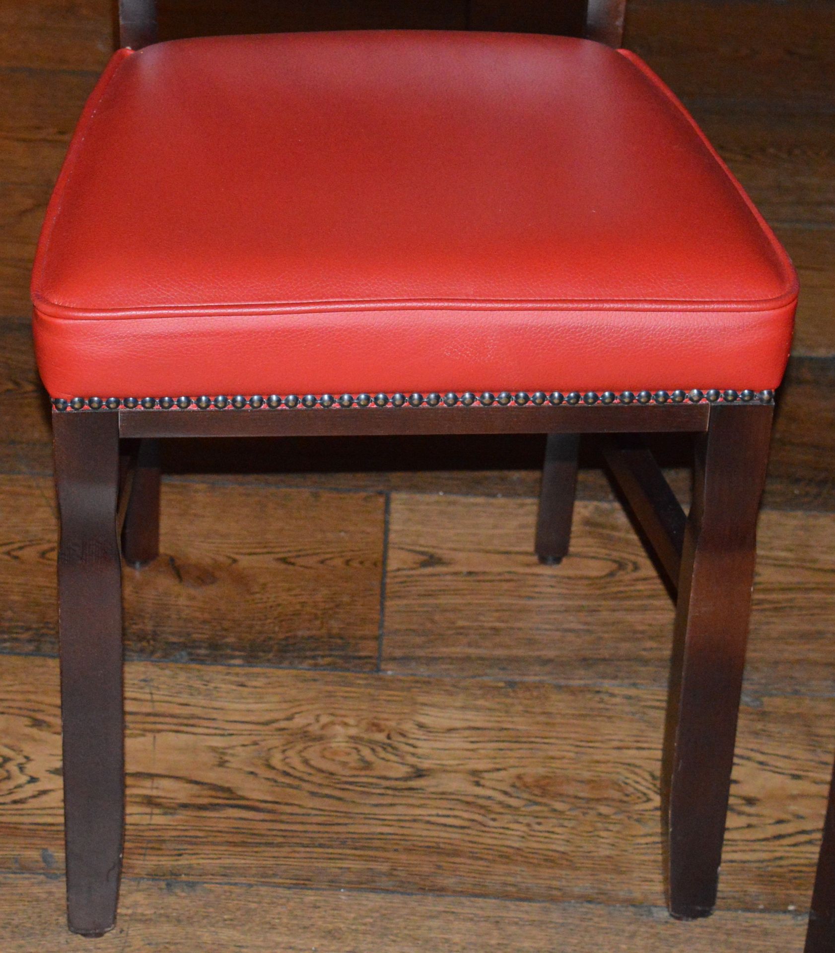 4 x Harley Chairs With Hardwoord Frames - Height 90 x Width 44 x Depth 39 cms - Seat Height 48 cms - Image 3 of 5