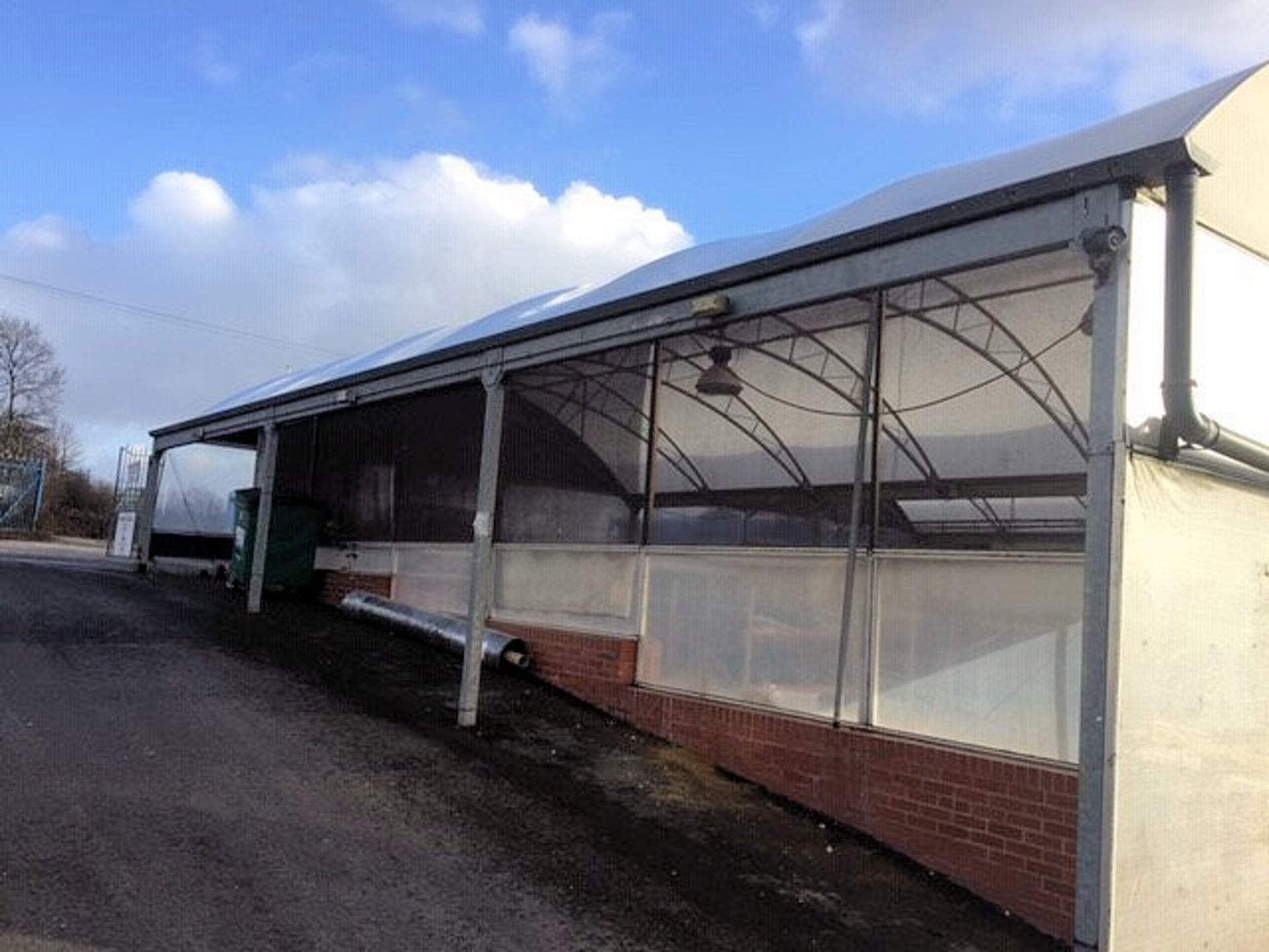 1 x 3 Bay Galvanised Steel Northern Polytunnel Canopy - Location: Blackburn BB1 Consists of 3 bays - Image 8 of 17