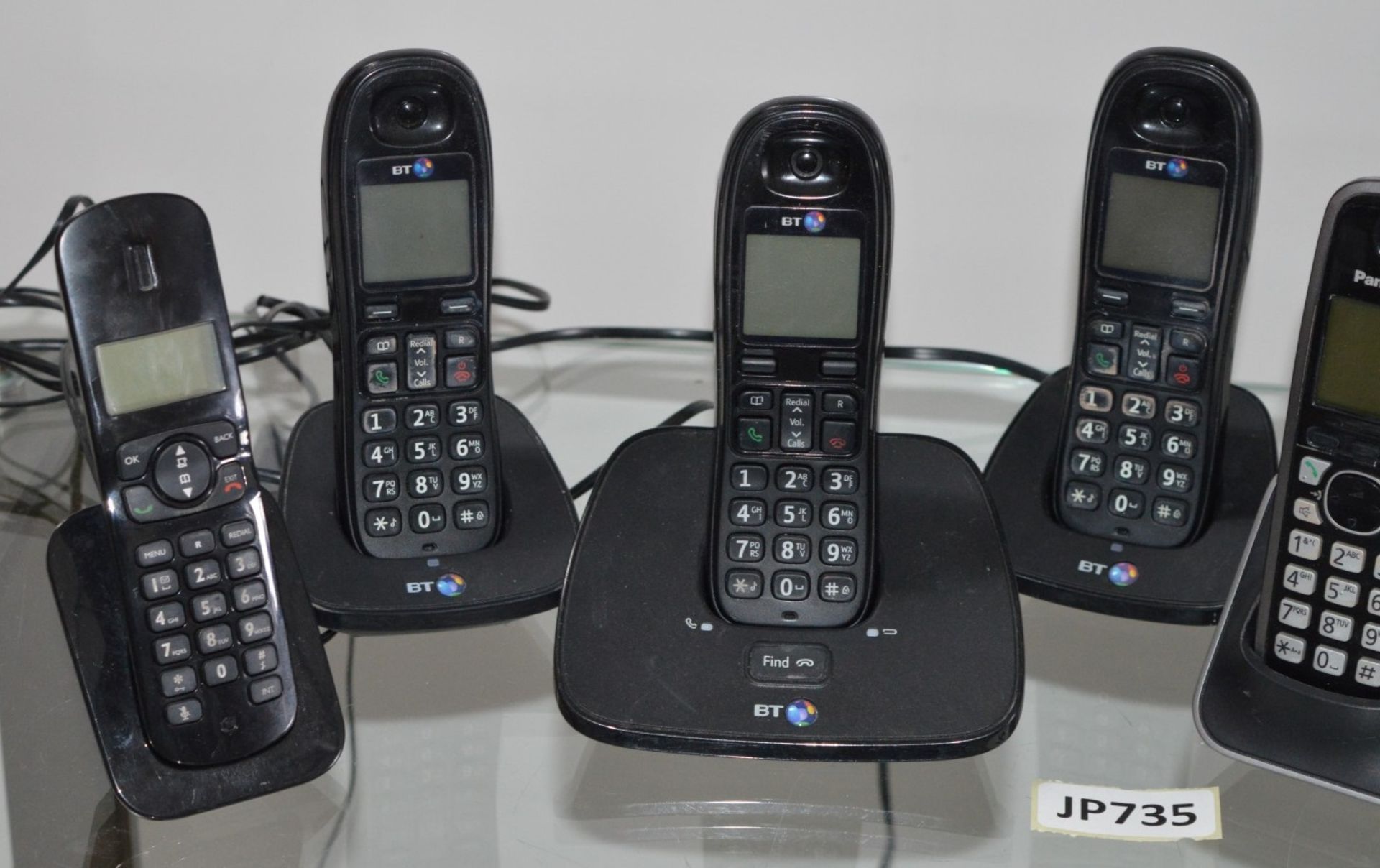 6 x Cordless Phone Handsets - Includes BT, Binatone and Panasonic Models - CL285 - Ref JP735 - - Image 3 of 4