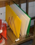 4 x Chopping Boards With Stand - Ref BB502 1855 - CL351 - Location: Chorley PR6