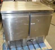 1 x VALERA 2-Door Stainless Steel Cabinet - City Centre Restaurant Closure - CL353 - Ref: M454 - Di