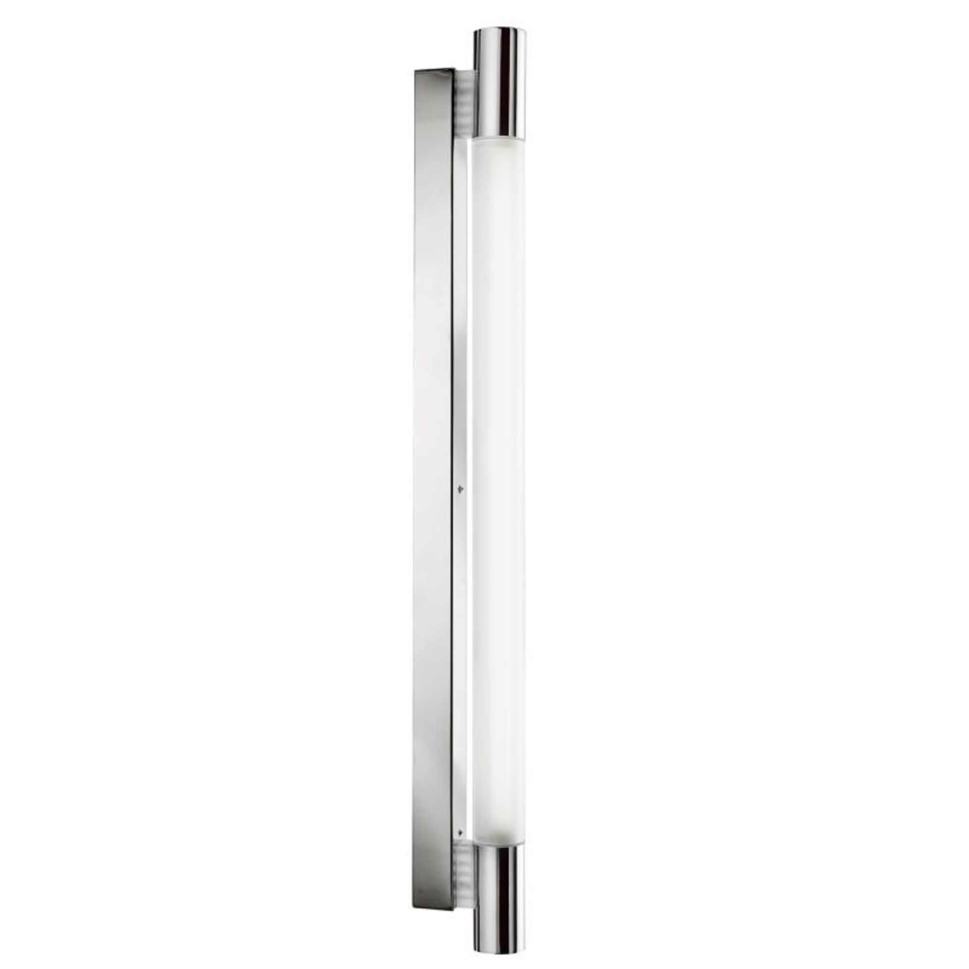 1 x Bathroom Wall Light With Chrome Finish and Frosted Glass Shade - T5 IP44 Rated - New Boxed Stock - Image 2 of 2