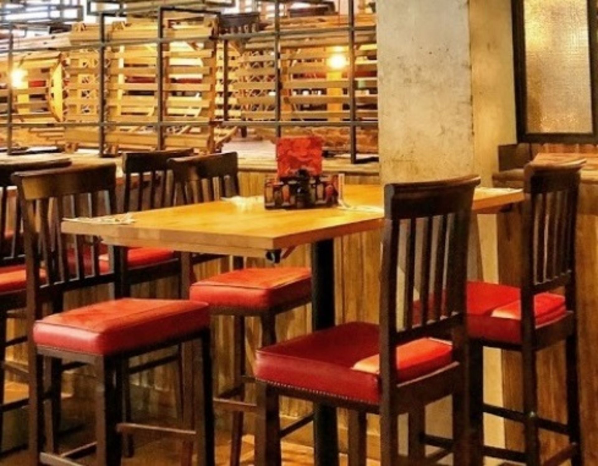 10 x Tall 'Harley' Bar Stools - Recently Removed From A City Centre Restaurant