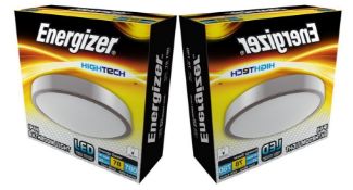 2 x Energizer 10w LED Bathroom Wall Lights 4000k  IP44 - New Boxed Stock - CL323 - Ref: S12514