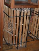 NEW ADDITION: 2 x Maritime Costal LOBSTER CAGES - Wooden Lobster Cages With Metal Cage Protectors -