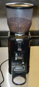 1 x Anfim SCODY Commercial Coffee Grinder In Black - City Centre Restaurant Closure - CL353