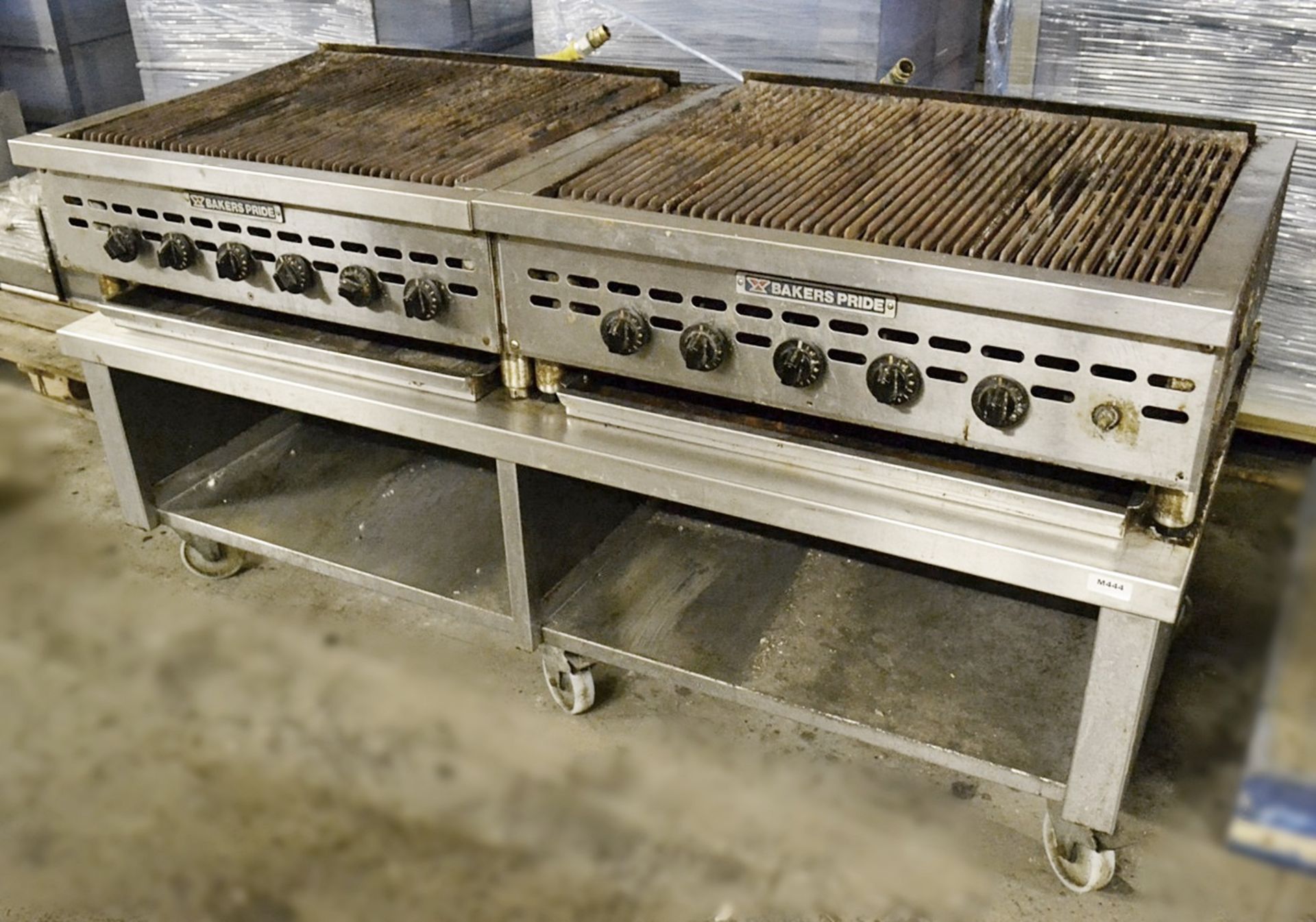 A Pair Of BAKERS PRIDE 6-Gas Radiant Chargrills With Storage Unit - City Centre Restaurant Closure - - Image 2 of 5