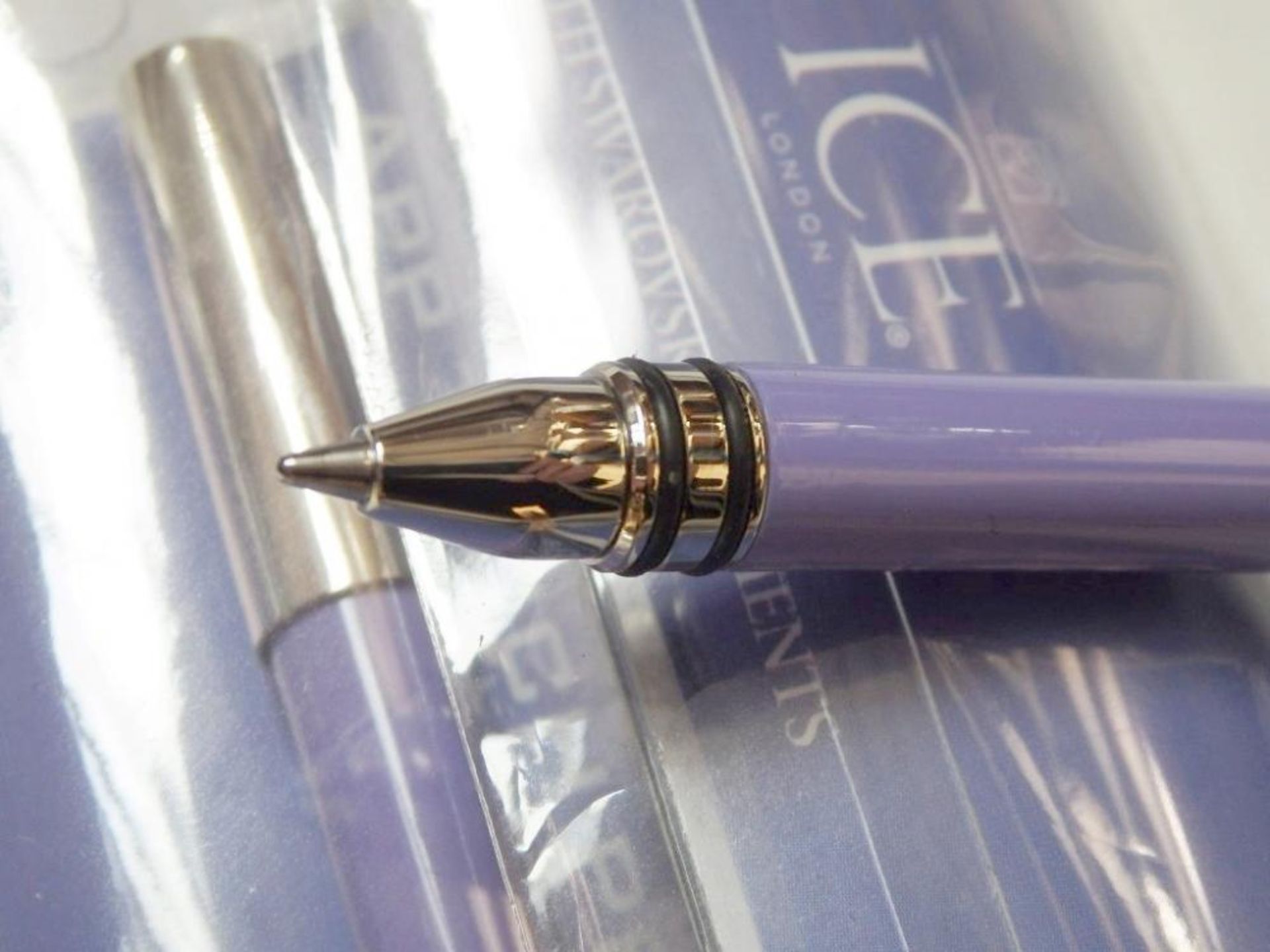 50 x ICE LONDON App Pen Duo - Touch Stylus And Ink Pen Combined - Colour: PURPLE - MADE WITH - Image 3 of 4