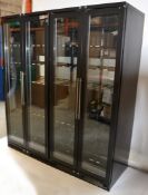 1 x WEALD Tall 4-Door Bottle Cooler / Wine Storage - Recently Removed From A City Centre Restaurant