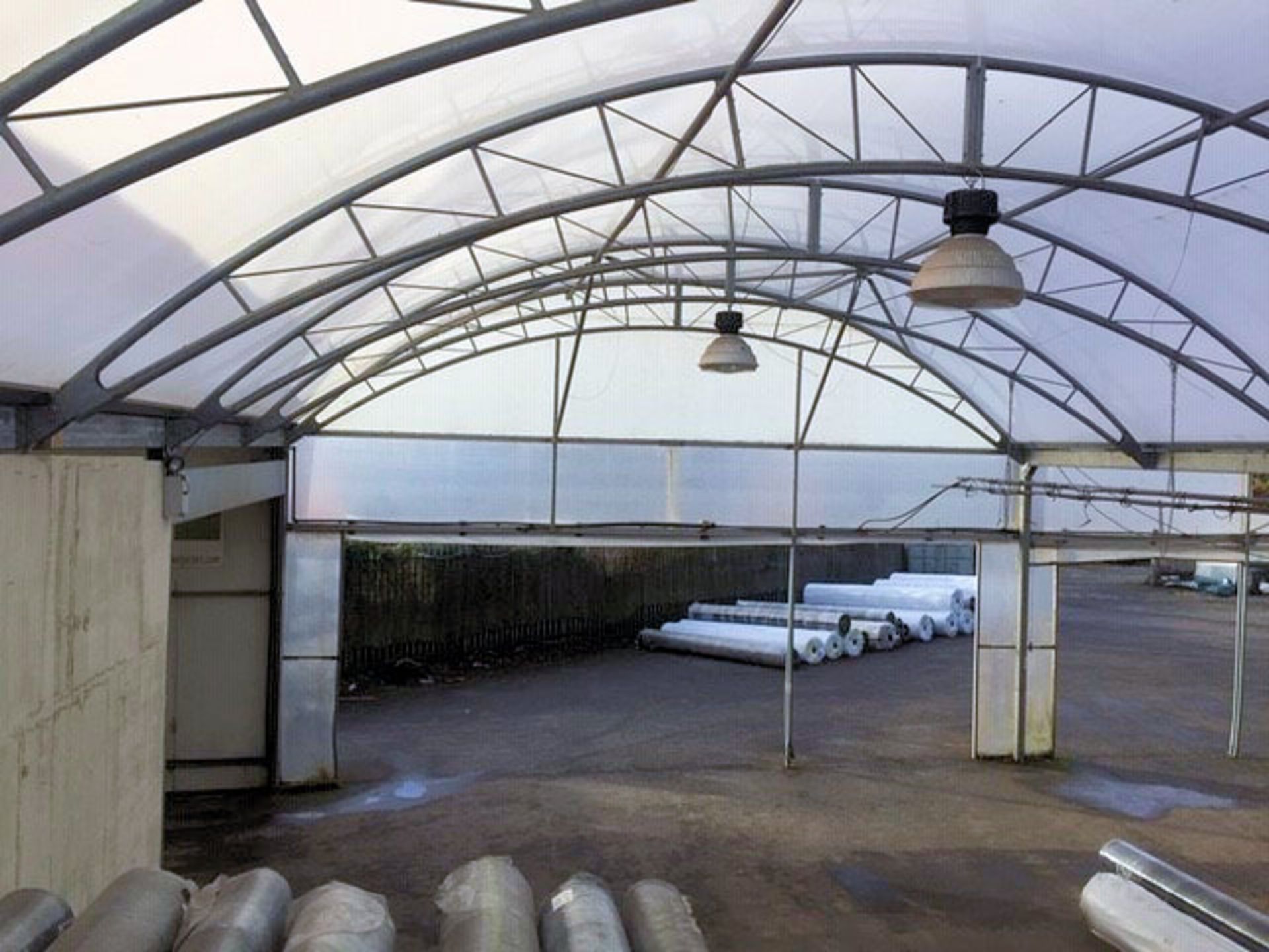1 x 3 Bay Galvanised Steel Northern Polytunnel Canopy - Location: Blackburn BB1 Consists of 3 bays - Image 4 of 17
