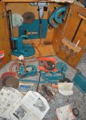 1 x Vintage Black and Decker Multifunction Tool Kit - 240v - Includes Various Accessories and