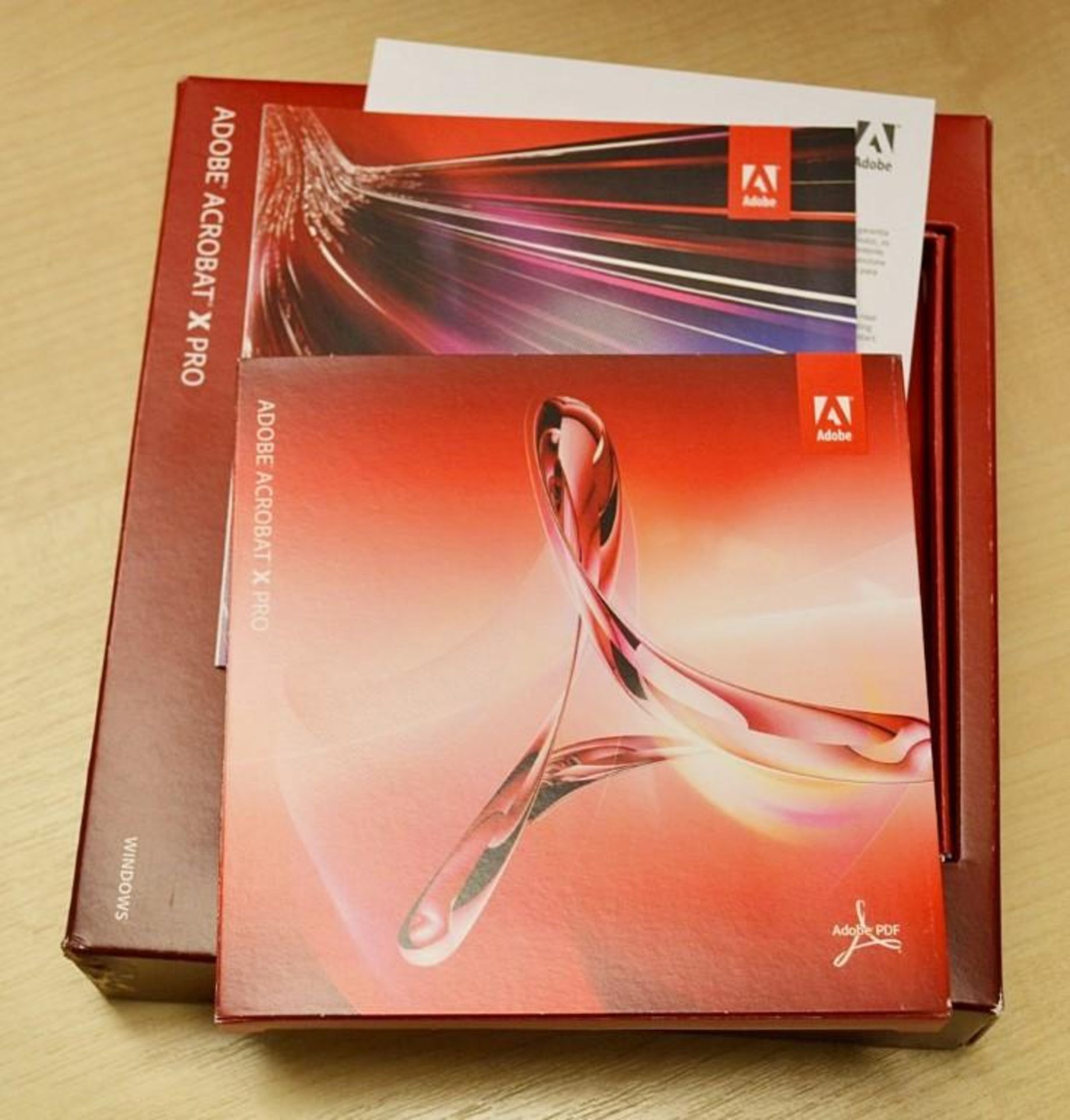 1 x Adobe Acrobat X Pro Version 10.0 - Big Box Retail Software Package - Used With Box, Manual, CD - Bild 4 aus 4