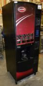 1 x Crane "Evolution" Hot Beverage Drinks Vending Machine With Keys - Year: 2009 - Recently Taken Fr