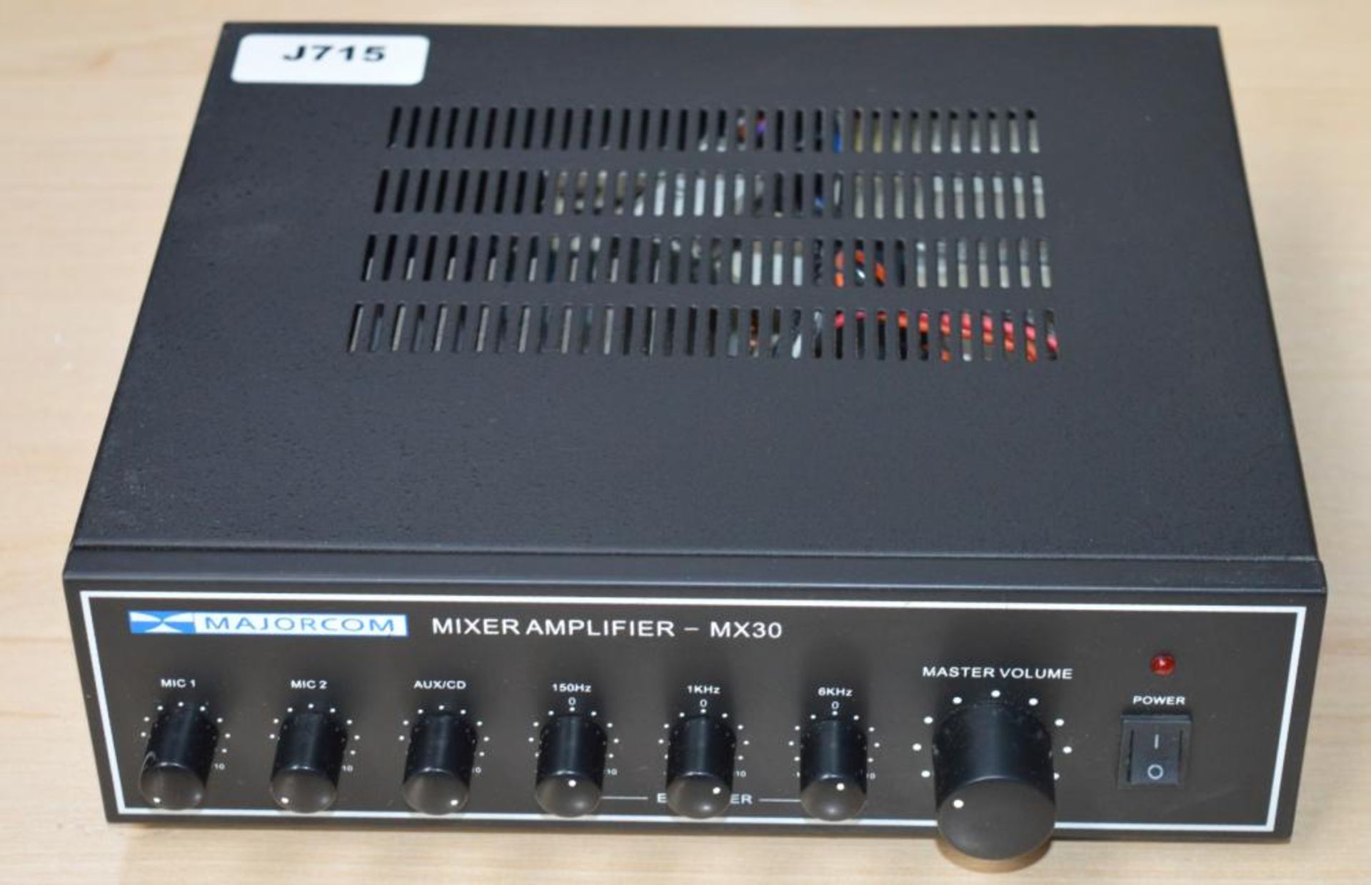 1 x MajorCom Mixer Amplifier - Model MX30 - CL285 - Ref J715 - Location: Altrincham WA14