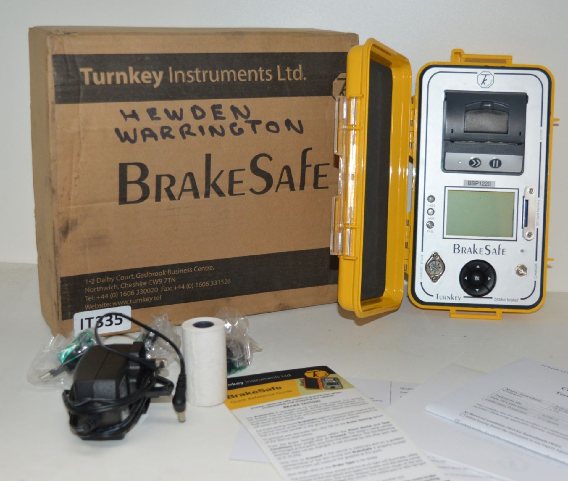 1 x BreakSafe Brake Tester With Printer - Turnkey Instruments - VOSA Approved For All Cars, HGVs and - Image 2 of 10