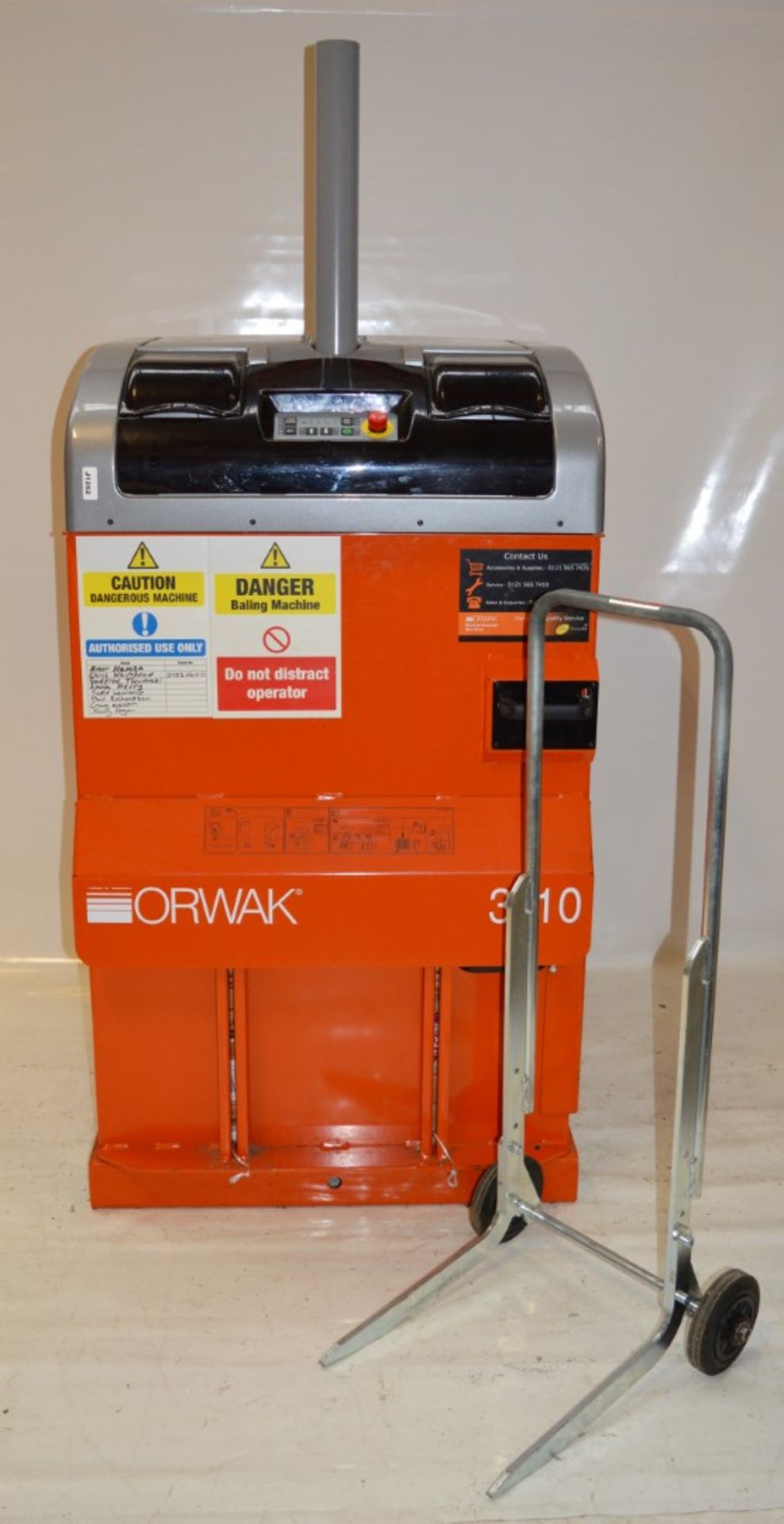 1 x Orwak 3110 Cardboard Waste Compactor Bailer - Reduce Your Waste Disposal Costs - CL282 - Keep - Bild 4 aus 13