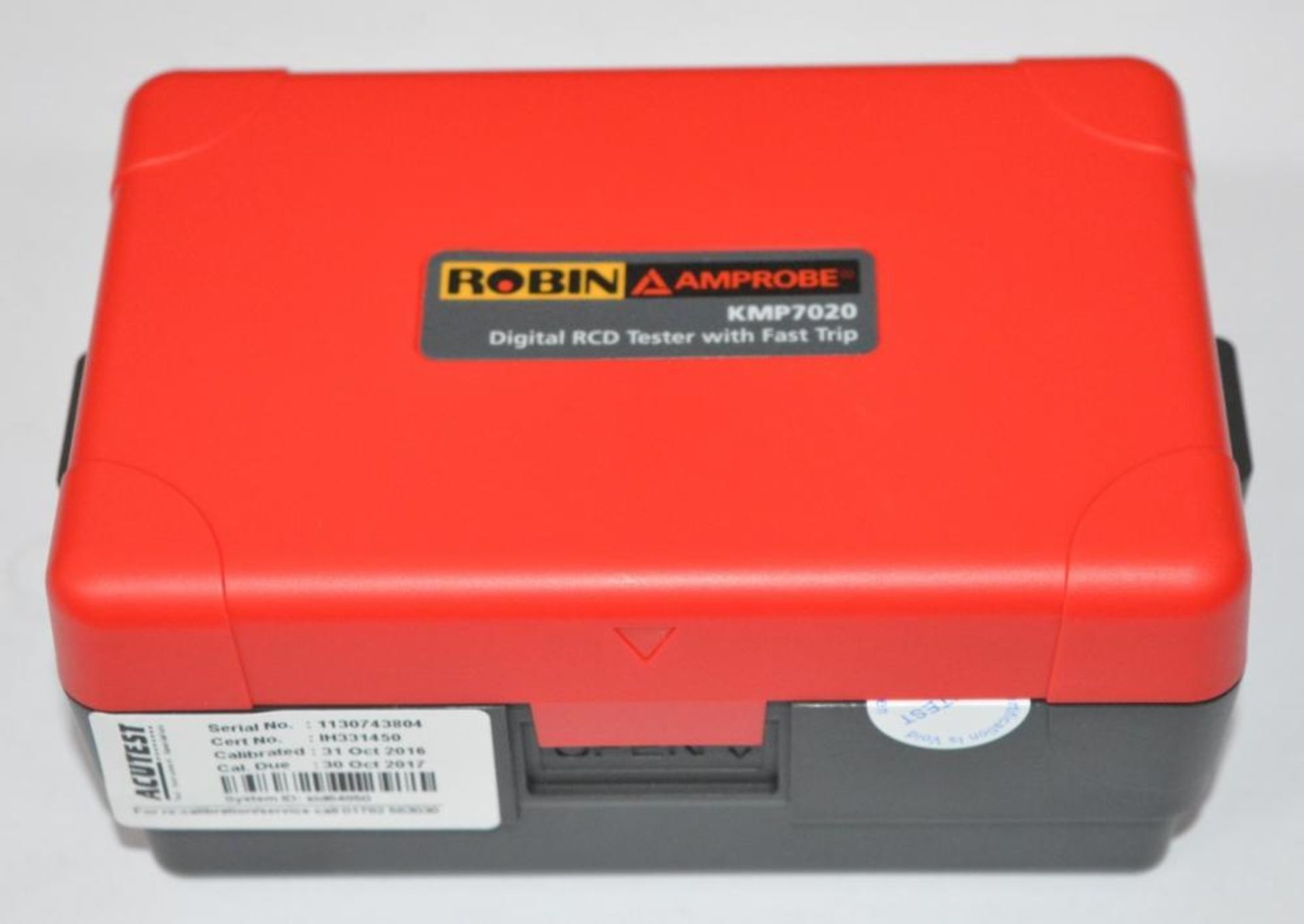 1 x Robin Amprobe Digital RCD Tester With Fast Trip - Model KMP7020 - Boxed With All Accessories - C - Image 3 of 12