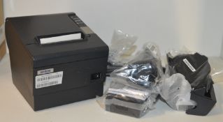 1 x Epson TM-T88IV Epos Printer With Unused Accessories - CL011 - Ref JP47 - Location: Altrincham
