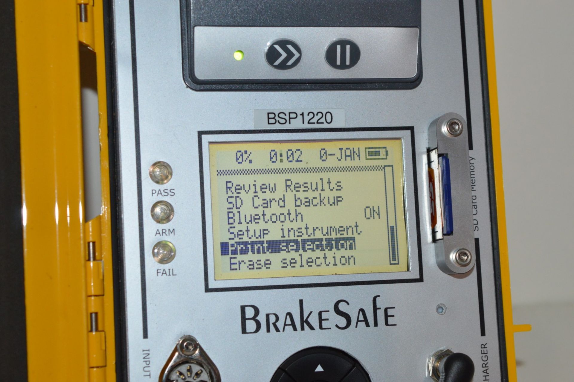 1 x BreakSafe Brake Tester With Printer - Turnkey Instruments - VOSA Approved For All Cars, HGVs and - Image 8 of 10