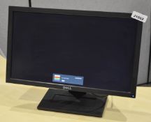 1 x Dell Flat Screen 20 Inch Monitor - Model E2011HI - Ref J1562 - CL011 - Location: Altrincham