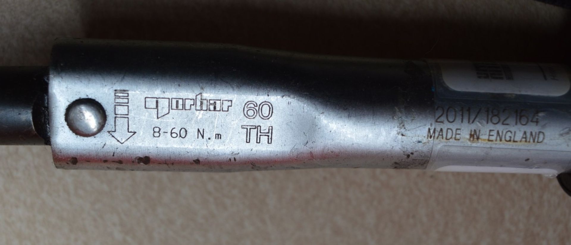 1 x Norbar 60TH Torque Wrench Handle 8-60Nm - CL011 - Ref JP932 - Location: Altrincham WA14 - Image 2 of 2