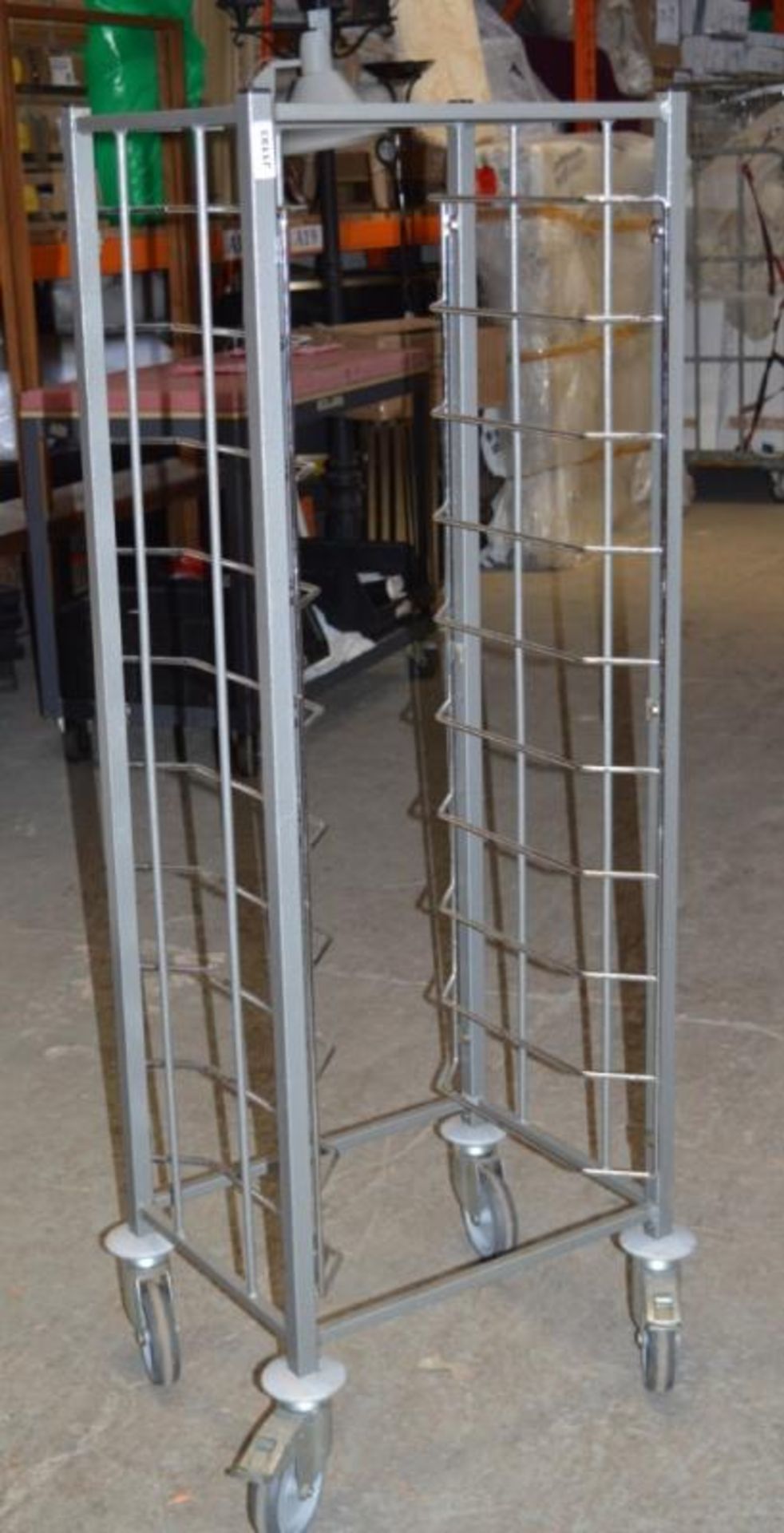 1 x Ten Tier Tray Rack on Castors - CL295 - Ref J1193 - Location: Altrincham WA14 - Image 3 of 5