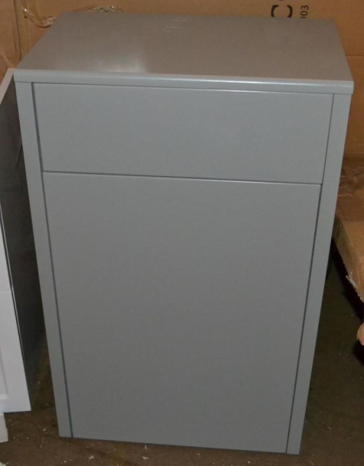 1 x Winchester Back To Wall Unit In Grey (DULBTWEGR) - New / Unused Stock - Dimensions: D33 x W50.2