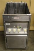 1 x Valentine VMC 1 Stainless Steel Freestanding Fryer - 3 Phase - CL232 - Ref JP505 - Location: Bol