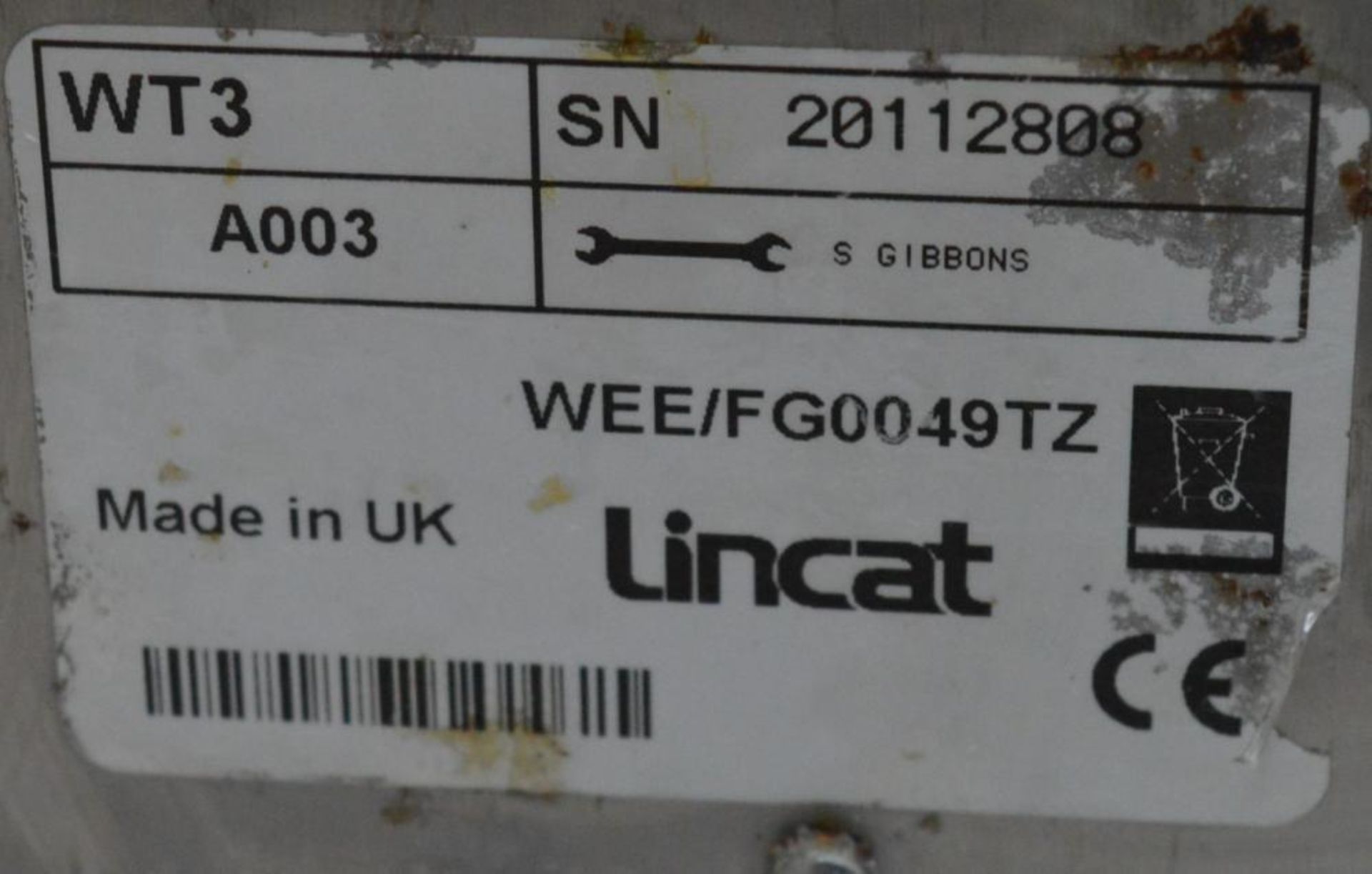 1 x Lincat WT3 Stainless Steel Worktop - Designed to Match Silverlink 600 Appliances - H16.5 x W30 x - Bild 3 aus 5