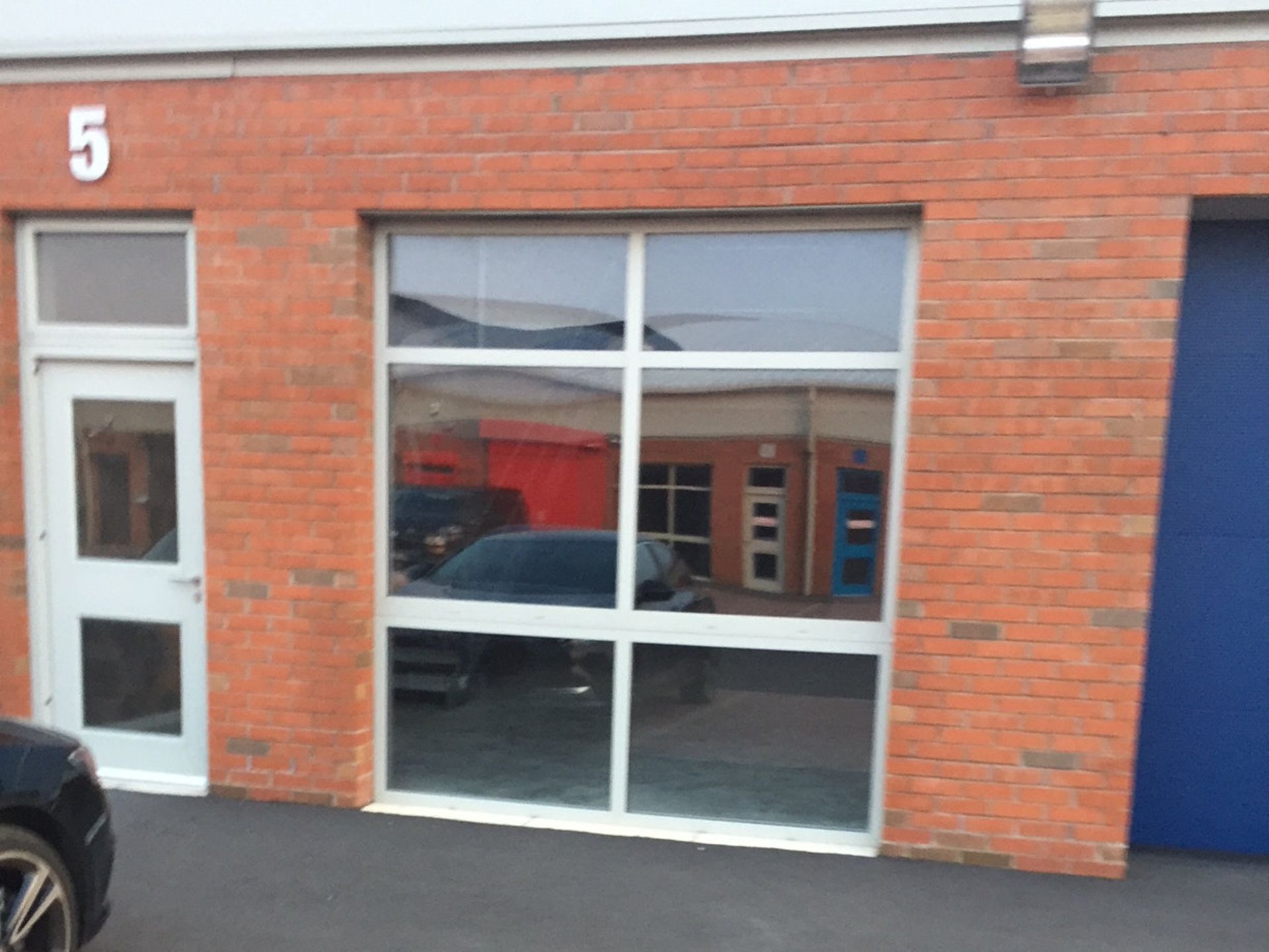 4 x Bespoke Curtain Wall Glazed Screens With Toughened Glass for Industrial Units - CL335 -