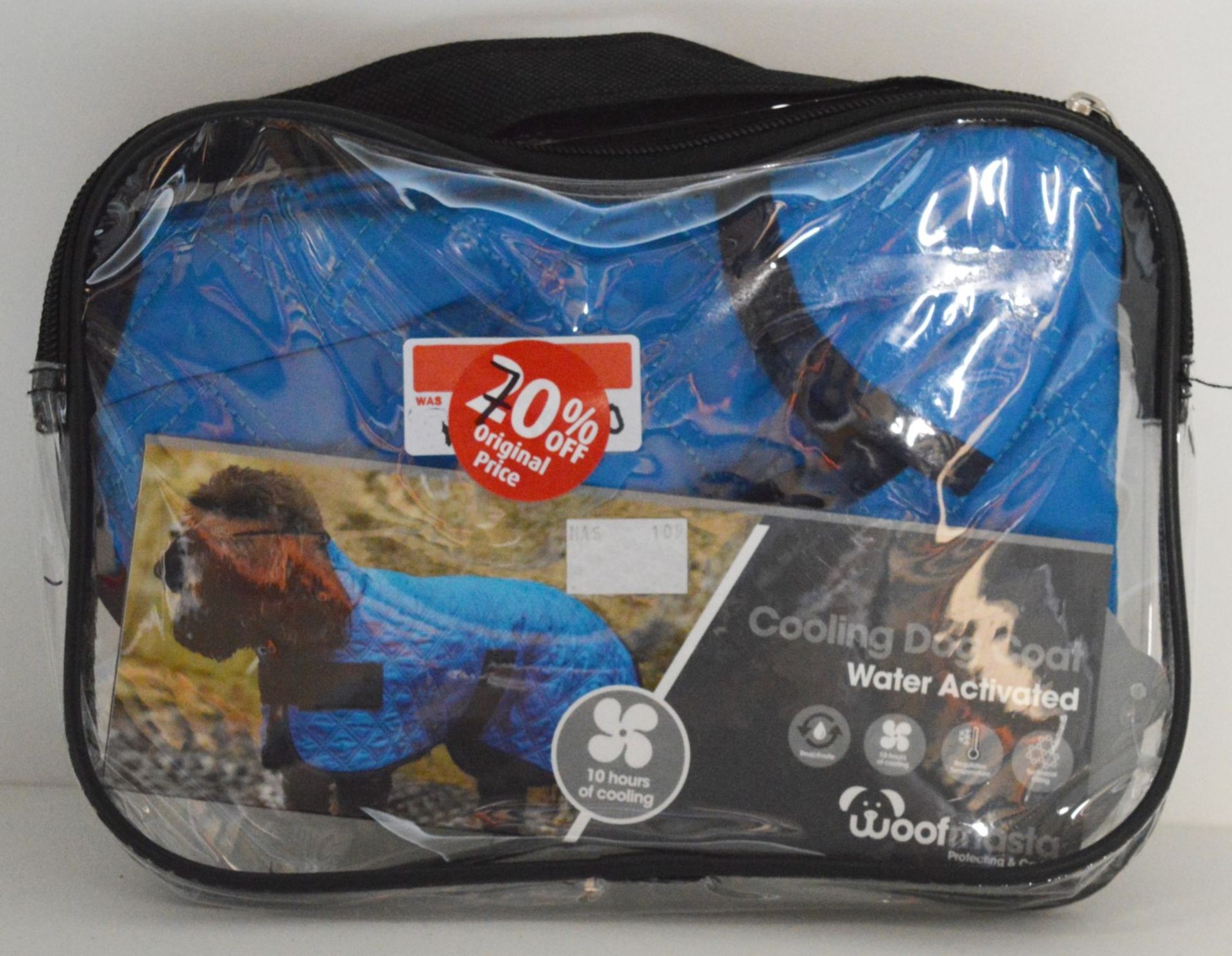 1 x Woofmasta Cooling Dog Coat in Blue - Size 10 Inch - Product Code MA5535 - CL401 - Brand New - Image 5 of 5