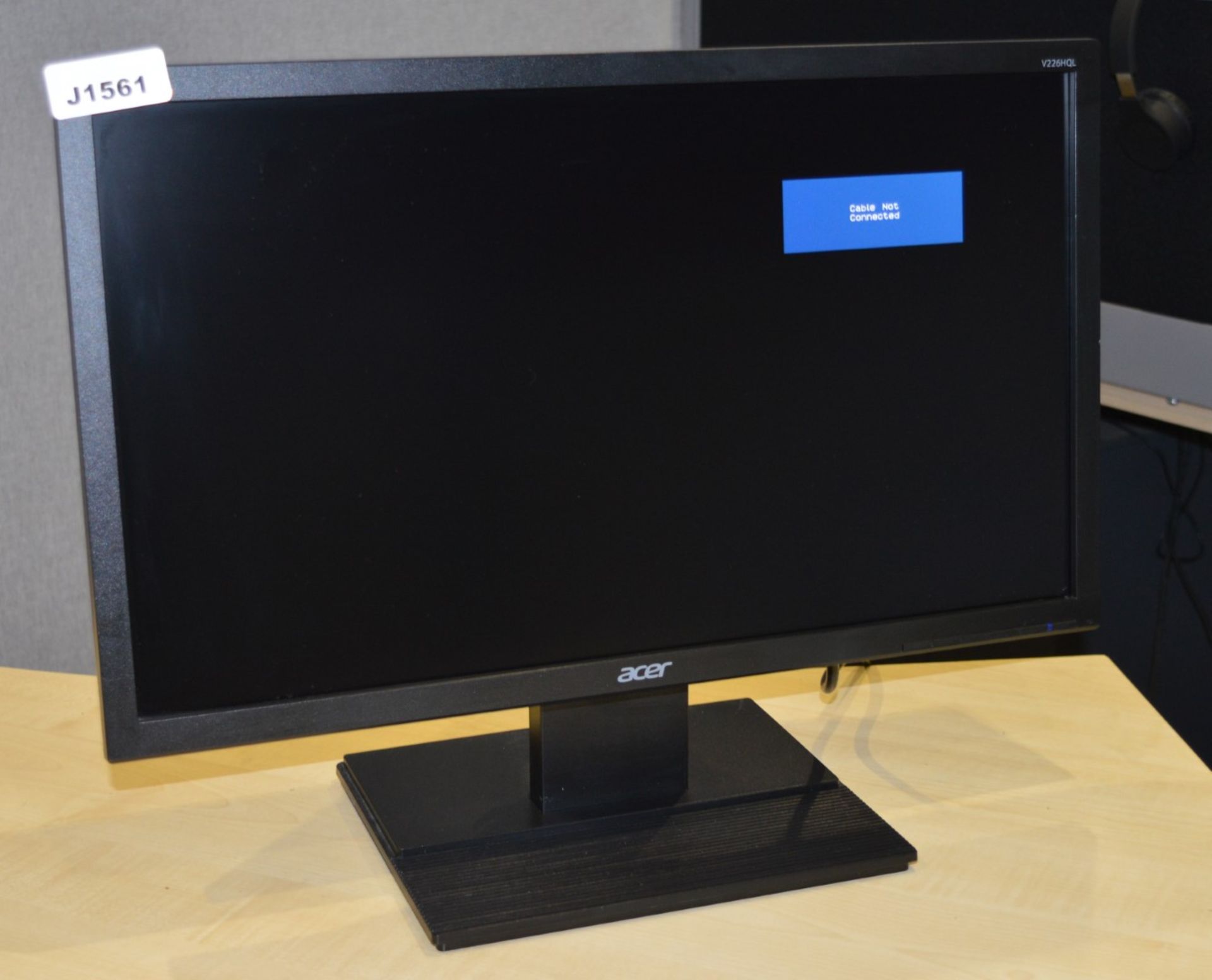 1 x Acer V226HQL 22 Inch Flat Screen Monitor - Ref J1562 - CL011 - Location: Altrincham WA14