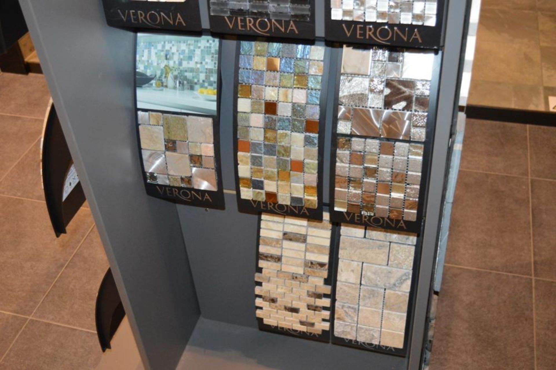 1 x Verona Tile Display Unit With Sample Stock - H184 x W84 x D65 cms - CL406 - Ref H226 - Ex - Image 7 of 11