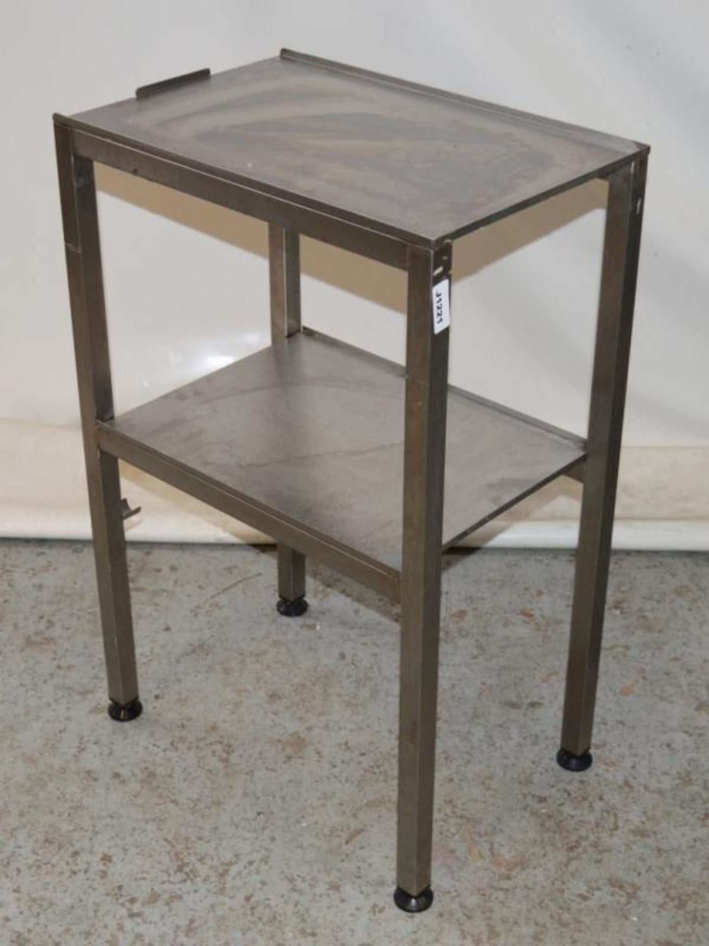 1 x Stainless Steel Table Suitable For Commercial Kitchens - H85 x W36 x D55 cms - CL282 - Ref J1221