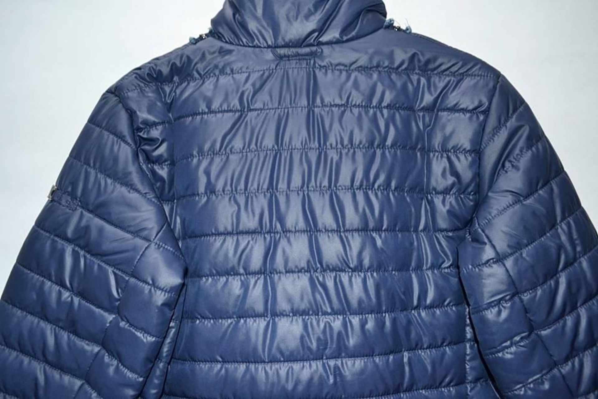 1 x Steilmann Feel C.o.v.e.r By Kirsten Womens Coat - Quilted Poly Down Filled Coat In Navy Blue, Wi - Image 3 of 7