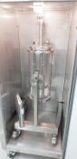 1 x GENERAL ELECTRIC AxiChrom 200/300 Glass Chromatography Column With Stand - Ref: 1887071