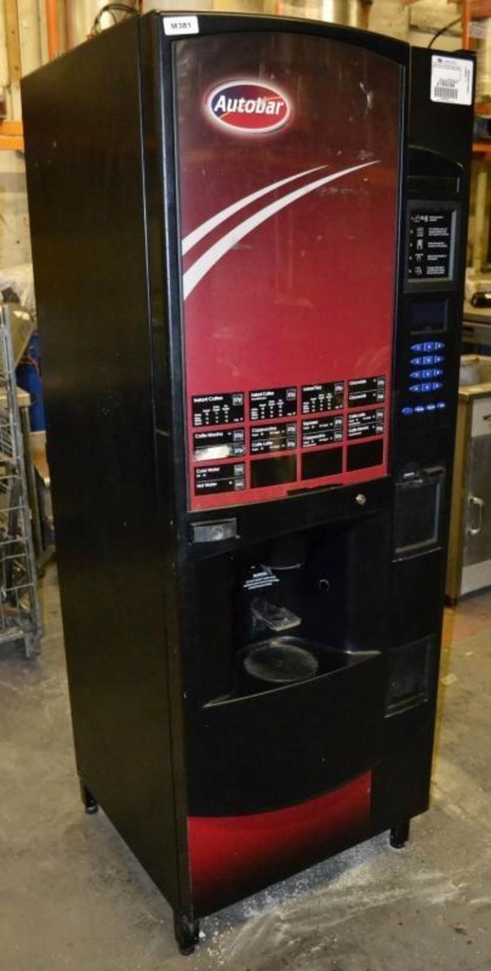 1 x Crane "Evolution" Hot Beverage Drinks Vending Machine With Keys - Year: 2009 - Recently Taken Fr