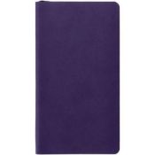 100 x ICE LONDON "Slim" Faux Leather Covered Notebooks In Bright Purple - New & Boxed Stock