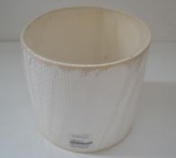 2 x Chelsom Cylindrical Light Shade in Cream Weave (QTRW1RABANNE) - New/Unused boxed stock - CL001 -