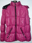 1 x Premium Branded Womens Winter Coat - Features A Detachable Fleece-Lined Hood And Zipped Side Poc