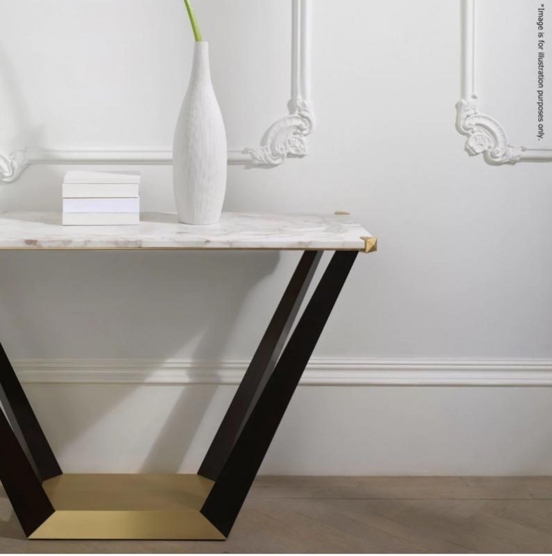1 x PORADA Sayre Console Table (Base Only) - Ref: 5568974 NP2/18 - CL011 - Location: Altrincham WA14