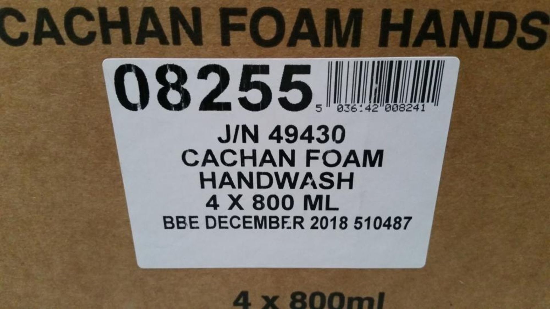 24 x Cachan Foam 800ml Handwash - Suitable For Foaming Dispnesers - Expiry December 2018 - Includes - Image 4 of 5