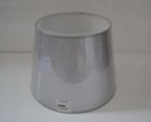 2 x Chelsom Lamp Shade in Silver White 30cm (QTA/TL/AL) - New/Unused boxed stock - CL001 - Ref: PAL3