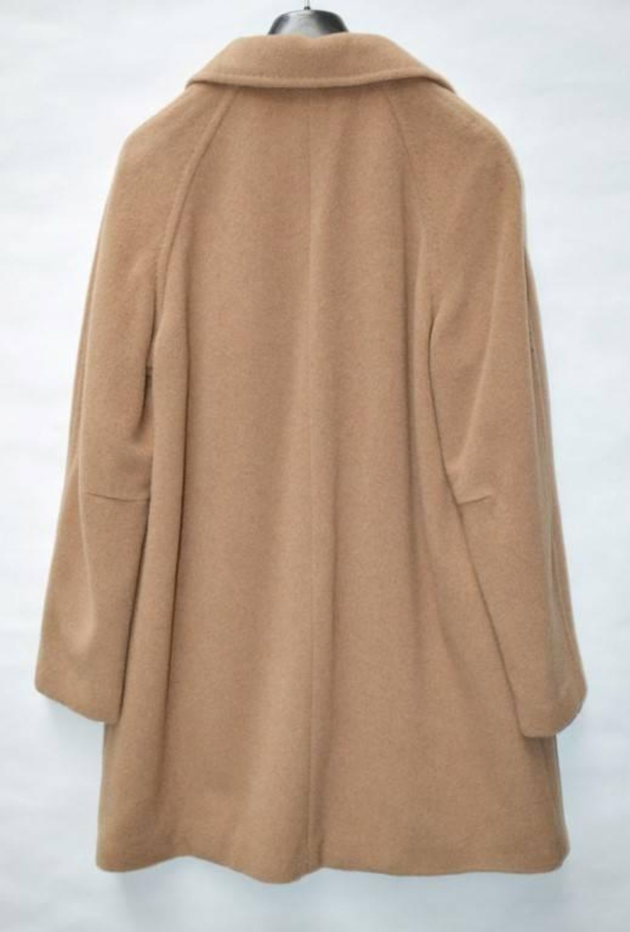 1 x Steilmann Kirsten Womens Knee-length Wool Blend Coat - Features False Pockets To Front - Size 12 - Image 3 of 3