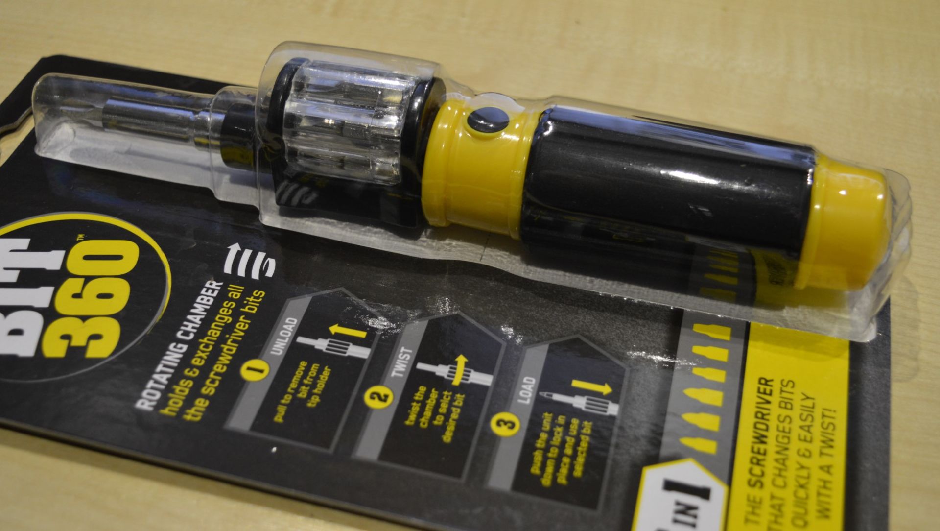 5 x Bit 360 All-in-One Screwdriver and Bit Set - The Screwdrive That Changes Bits Quickly and Easily - Image 2 of 7