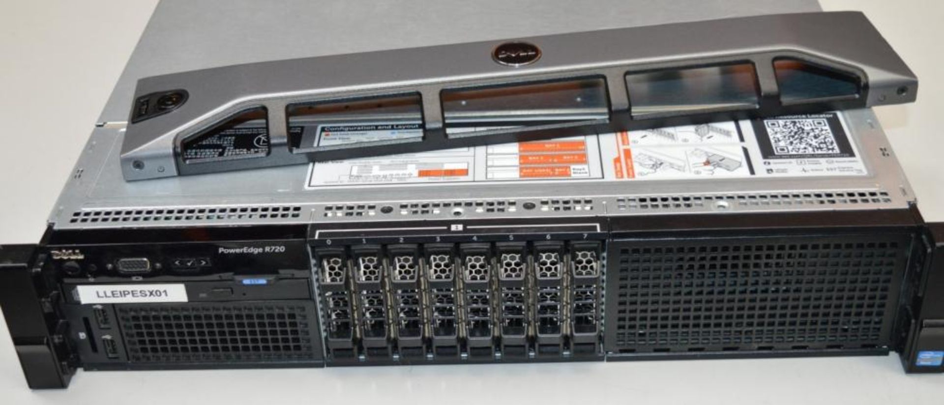 1 x Dell Power Edge R720 Rack Server - Features 2 x Intel Xeon E5-2630 Six Core CPU, 128gb DDR3 Ram - Image 4 of 6