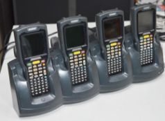 4 x Motorola Symbol MC3090 Handheld Barcode Scanners - Mobile Computer PDA - Includes Charging Dock,