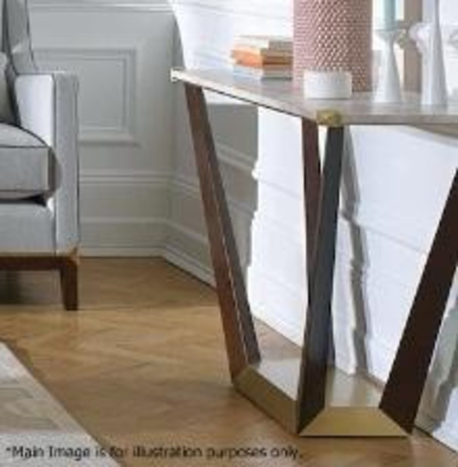 1 x PORADA Sayre Console Table (Base Only) - Ref: 5568974 NP2/18 - CL011 - Location: Altrincham WA14 - Image 2 of 7
