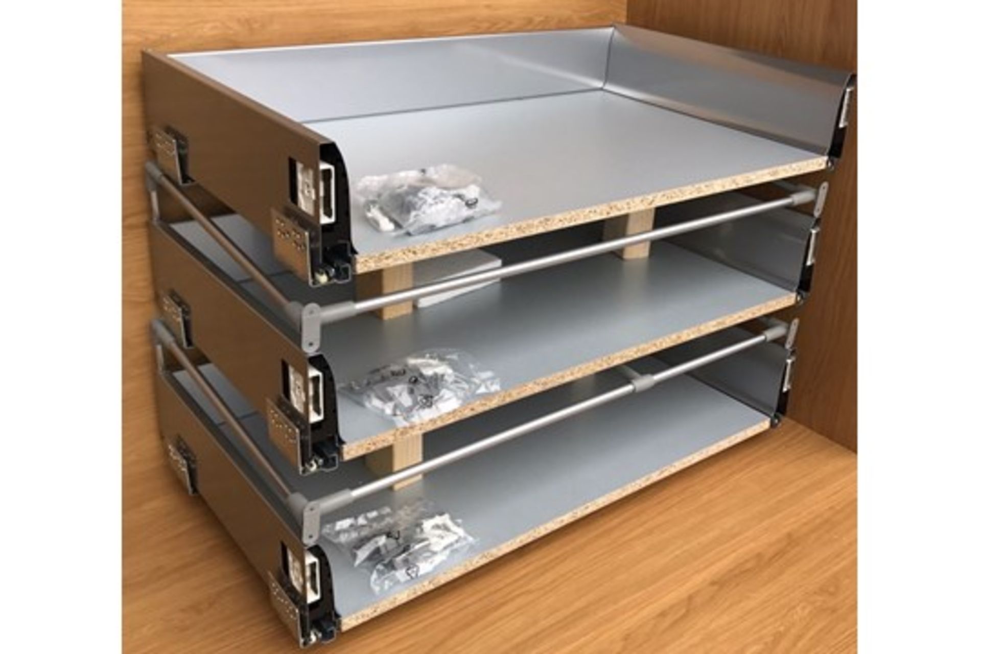 33 x Soft Close B&Q Prestige Kitchen Drawer Packs - Brand New Stock - Ideal For Kitchen Fitters or - Image 3 of 9
