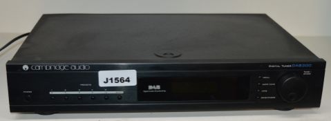 1 x Cambridge Audio Digital DAB Radio Tuner - Model SAB300 - 240v - CL011 - Ref J1564 G4 - Location: